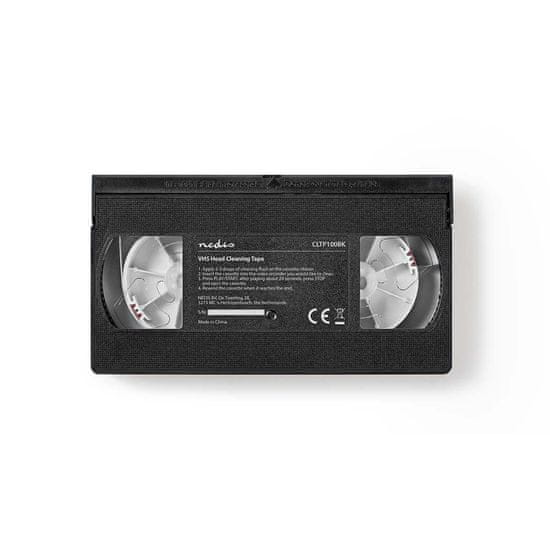 Nedis Páska na čištění hlavy | 20 ml | VHS hlavy | Černá