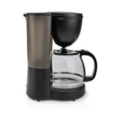 Nedis Kávovar | Filtrovaná káva | 1,25 l | 10 šálků | Funkce udržování teploty | Černá 
