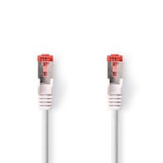 Nedis Síťový kabel CAT6 | RJ45 samec | RJ45 samec | S/FTP | 15,0 m | Kulatý | LSZH | Bílá | Označení 