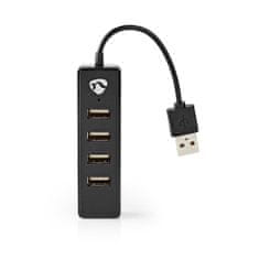 Nedis USB Hub | USB-A samec | 4x USB A samice | 4 port(y) | USB 2.0 | Napájení USB 