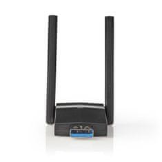 Nedis Síťový klíč | Wi-Fi | AC1200 | 2,4/5 GHz (Dual Band) | USB 3.0 | Celková rychlost Wi-Fi: 1200 Mbps | Windows 10 / Windows 7 / Windows 8 