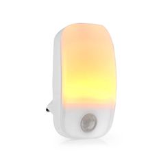 Nedis Plug-In LED noční světlo | Pohybový senzor | 0,55 W | 11 lm | Teplá bílá 