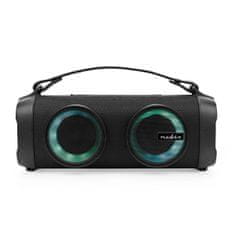 Nedis Bluetooth Party Boombox | 5 hodin | 2,0 | 24 W| Přehrávání médií: AUX / USB | Lze spárovat | Rukojeť na přenášení | Party světla | Odrůda 