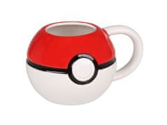 sarcia.eu Pokemon Pokeball Keramický hrnek, červený a bílý 