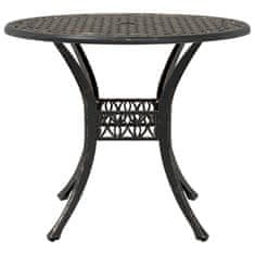 Vidaxl 3dílný bistro set bronzový litý hliník