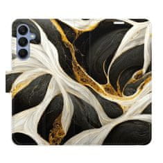 iSaprio Flipové pouzdro - BlackGold Marble pro Samsung Galaxy A25 5G