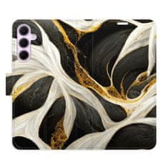 iSaprio Flipové pouzdro - BlackGold Marble pro Samsung Galaxy A35 5G