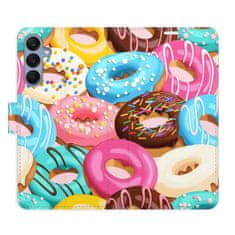 iSaprio Flipové pouzdro - Donuts Pattern 02 pro Samsung Galaxy A25 5G