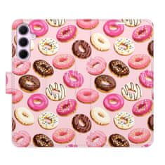 iSaprio Flipové pouzdro - Donuts Pattern 03 pro Samsung Galaxy A35 5G