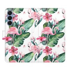 iSaprio Flipové pouzdro - Flamingos Pattern pro Samsung Galaxy A25 5G