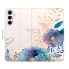 iSaprio Flipové pouzdro - Ornamental Flowers 03 pro Samsung Galaxy A55 5G