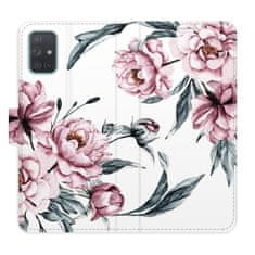 iSaprio Flipové pouzdro - Pink Flowers pro Samsung Galaxy A71