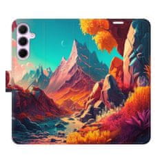 iSaprio Flipové pouzdro - Colorful Mountains pro Samsung Galaxy A35 5G