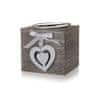 HOME DECOR HOME DECOR Svícen SCULPTURE HEART 6,5 x 6,5 x 6,5 cm