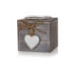 HOME DECOR HOME DECOR Svícen SOLID HEART 6,5 x 6,5 x 6,5 cm