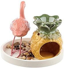 EDEN Eden Set aromalampa Ananas & Flamingo plameňák