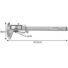 RS 19370 Posuvné měřítko digitální 150mm