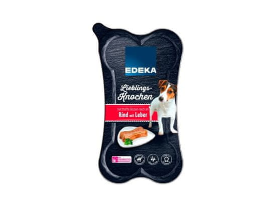 Edeka Edeka Játrová kost bohatá na na hovězí maso s játry 175g