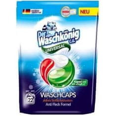 Waschkönig Waschkönig TrioCaps Universal Premium Kapsle na praní 22 ks