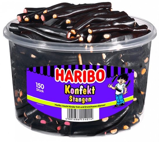 Haribo Haribo Konfekt - Stangen - sladké tyčinky v lékořicovém potahu 1200g