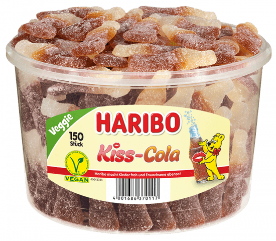 Haribo Kiss-Cola kyselé bonbony 1350g