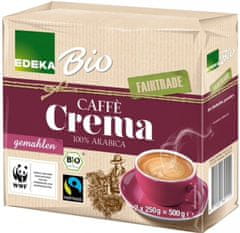 Edeka Edeka Bio Caffe Crema mletá 2 x 250 g