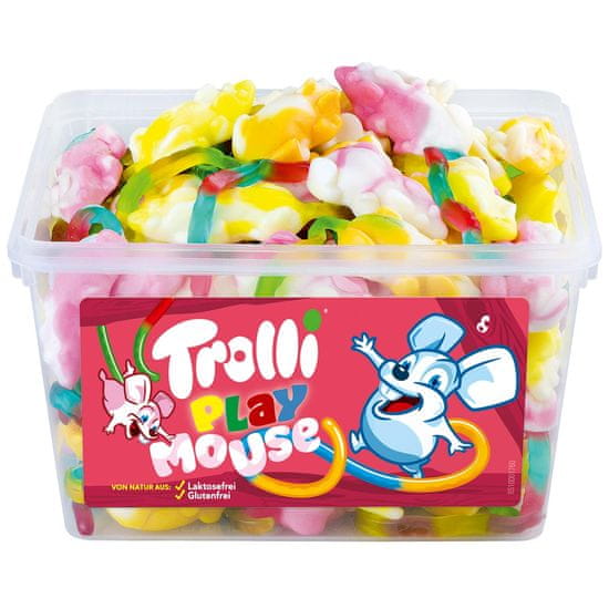 Trolli  želé bonbony myši dóza 1200g