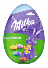 MILKA  Funny Eggs vajíčko s kakaovým dražé 50g