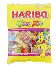 Haribo Crazy Mix balení mini sáčků 550g