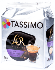 Tassimo Tassimo L'OR Espresso Lungo Profondo 16 kusů