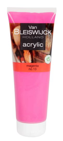 Van Bleiswijck Van Bleiswijck Akrylová barva magenta 250 ml