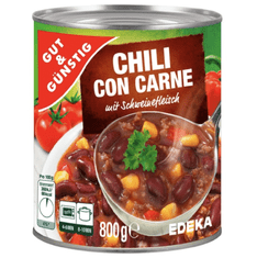 Gut & Gustig G&G CHILI CON CARNE s vepřovým masem 800G