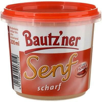 Bautz´ner  Pálivá hořčice 200ml