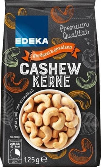 Edeka  Premium Kešu ořechy, pražené a solené 125g