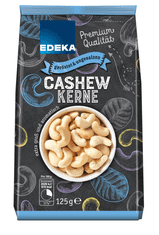 Edeka Edeka Premium Kešu ořechy, pražené a nesolené 125g