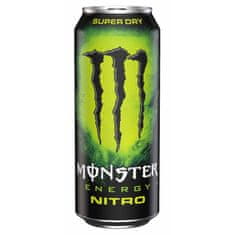 Monster Monster Nitro Super Dry sycený energetický nápoj 500ml