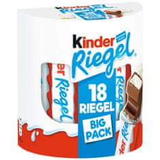 KINDER Kinder Riegel čokoládové tyčinky 18 ks, 378g