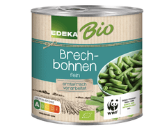 Edeka Edeka Bio zelené fazole čerstvě sklizené 400g