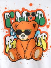 EXCELLENT Tepláková souprava bílo-hnědá vel.116 - Cool bear