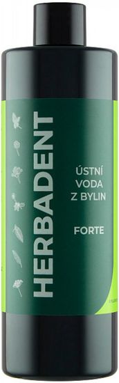 Herbadent Herbadent Forte Bylinná ústní voda s fluoridy 400 ml