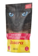 Josera Cat Super Premium Filet kaps. chick.& beef 70g