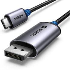 Ugreen CM556 kabel USB-C / DisplayPort 8K 1m, šedý