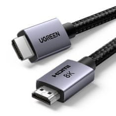 Ugreen HD171 kabel HDMI 2.1 8K 3m, šedý