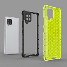 OEM Honeycomb pancéřové pouzdro se silikonovým rámem pro Samsung Galaxy A42 5G green