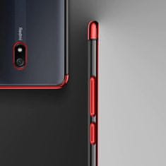 FORCELL Gelové pouzdro s metalickým rámečkem pro Xiaomi Redmi 8A , modrá, 9111201898103