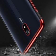 FORCELL Gelové pouzdro s metalickým rámečkem pro Xiaomi Redmi 8A , modrá, 9111201898103