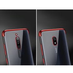 FORCELL Gelové pouzdro s metalickým rámečkem pro Xiaomi Redmi 8A , modrá, 9111201898103