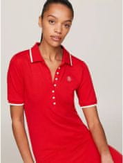 Tommy Hilfiger Dámské červené šaty Polo M