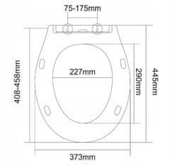 AWD Duroplastové sedátko se zpomalovacím mechanismem AWD Interior Leukada 1851