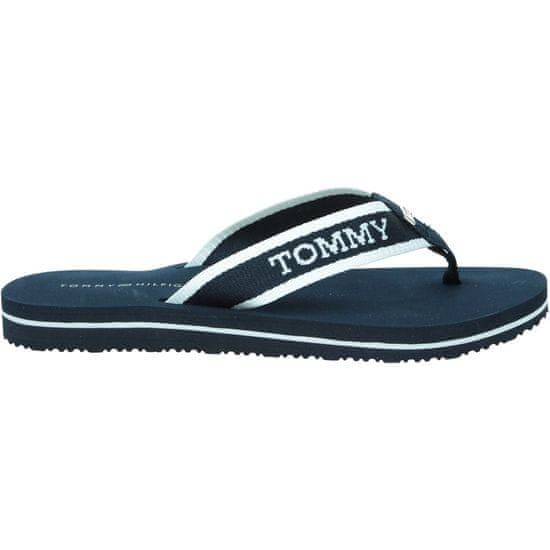 Tommy Hilfiger Žabky tmavomodré Webbing Pool Slide